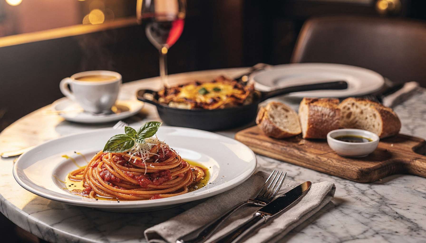 Palazzo Cafe — italian cafe restaurant website built with WebZum AI website creator