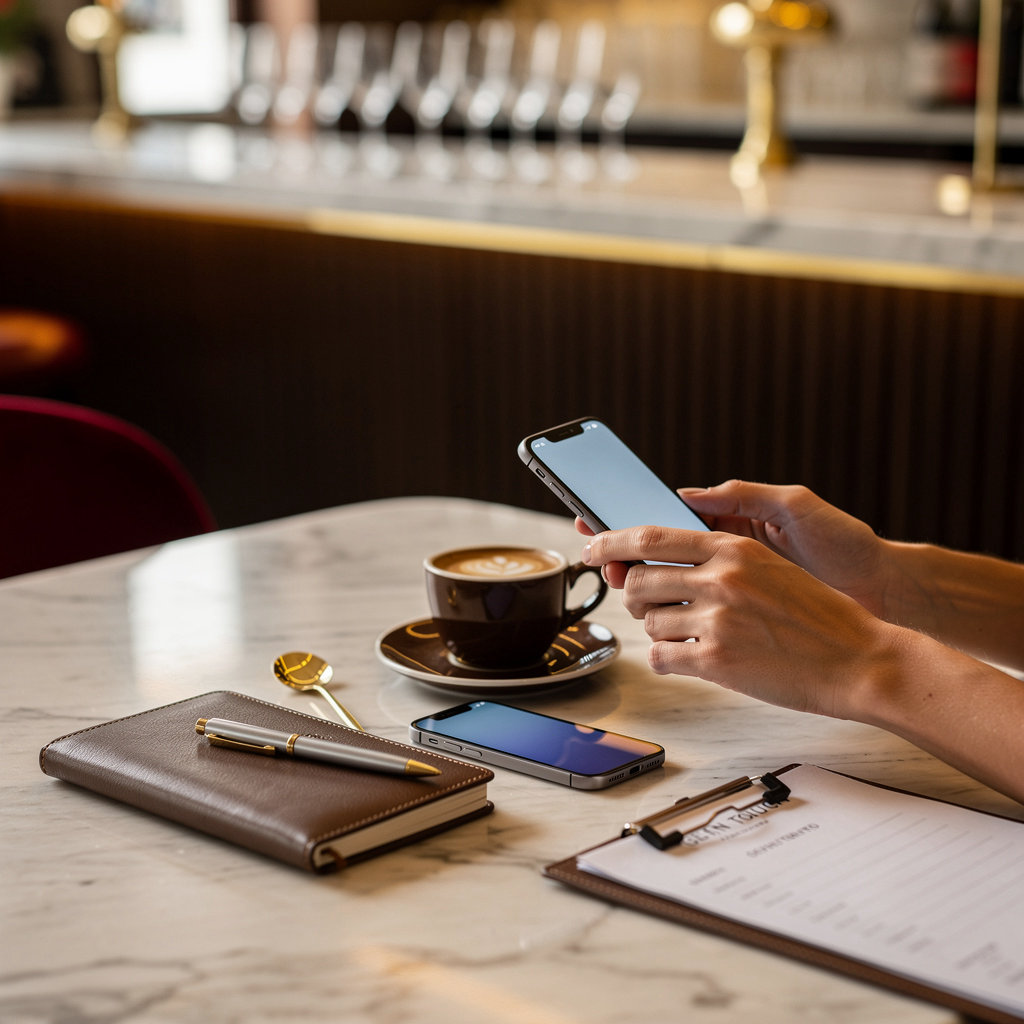 Palazzo Cafe warm Italian hospitality and Modern Italian Chic dining space in downtown Springfield